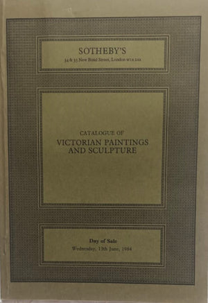 Sotheby's ~ Victorian Paintings and Sculpture ~ London ~ 13. 06. 1984