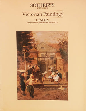 Sotheby's ~ Victorian Paintings ~ London ~ 17. 12. 1986