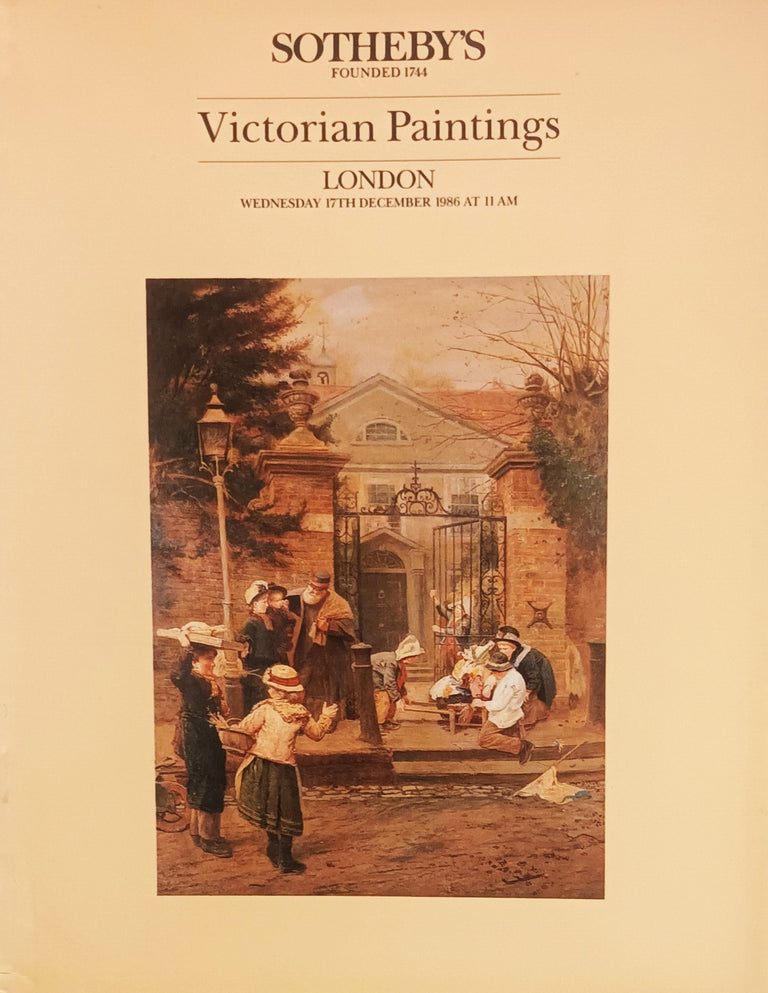 Sotheby's ~ Victorian Paintings ~ London ~ 17. 12. 1986
