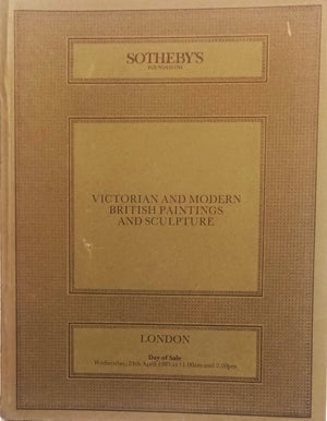 Sotheby's ~ Victorian & Modern British Paintings & Sculpture ~ London ~ 24. 04. 1985