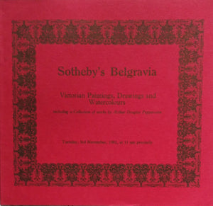 Sotheby's Belgravia ~ Victorian Paintings, Drawings and Watercolours ~ London ~ 03. 11. 1981