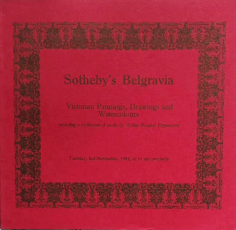 Sotheby's Belgravia ~ Victorian Paintings, Drawings and Watercolours ~ London ~ 03. 11. 1981