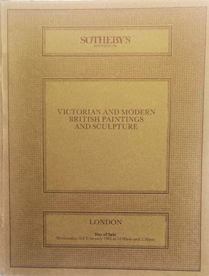 Sotheby's ~ Victorian & Modern British Paintings & Sculpture ~ London ~ 06. 02. 1985
