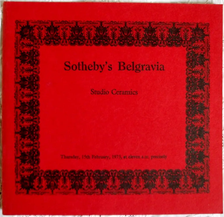 SB Studio Ceramics L 15 02 1973