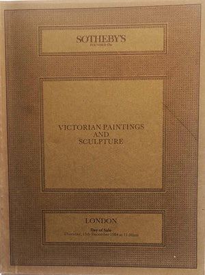 Sotheby's ~ Victorian Paintings and Sculpture ~ London ~ 13. 12. 1984