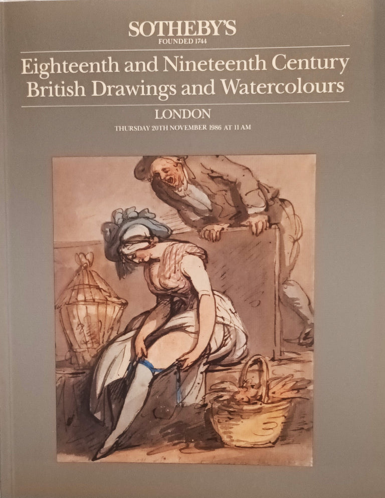 Sotheby's ~ 18th and 19th Century British Drawings and Watercolours ~ London ~ 20. 11. 1986