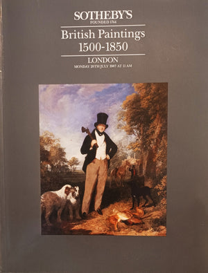 Sotheby's ~ British Paintings 1500 - 1850 ~ London ~ 20. 07. 1987