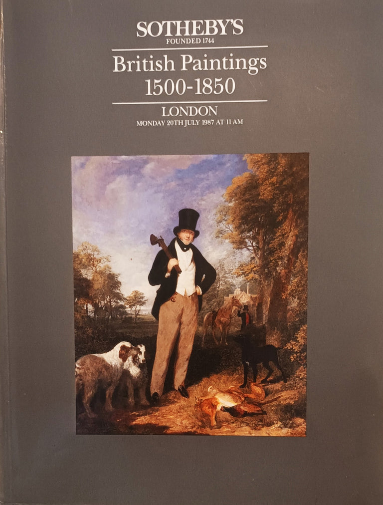 Sotheby's ~ British Paintings 1500 - 1850 ~ London ~ 20. 07. 1987