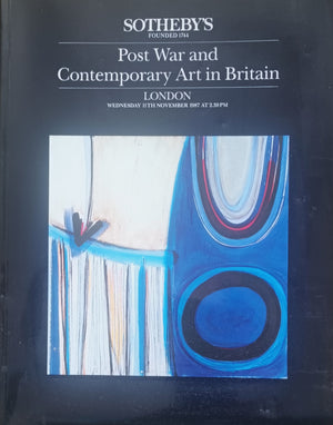Sotheby's ~ Post War and Contemporary Art in Britain ~ London ~ 11. 11. 1987