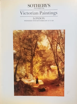 Sotheby's ~ Victorian Paintings ~ London ~ 30. 09. 1987