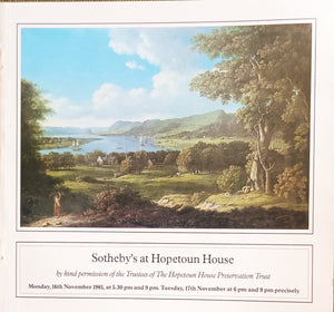 Sotheby's at Hopetoun House ~ 16. - 17. 11. 1981