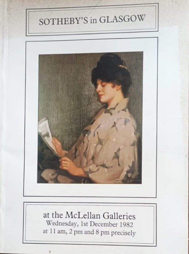 Sotheby's ~ English and Scottish Silver, Scottish and Sporting Paintings, Drawings, Watercolours and Prints, Fine Wines, Vintage Port and Spirits ~ Glasgow ~ 01. 12. 1982