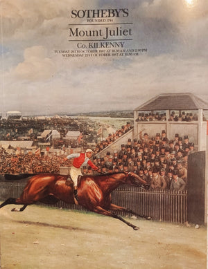Sotheby's ~ English, Irish & Continental Furniture, Paintings & Works of Art ~ Mount Juliet ~ 20. 10. 1987