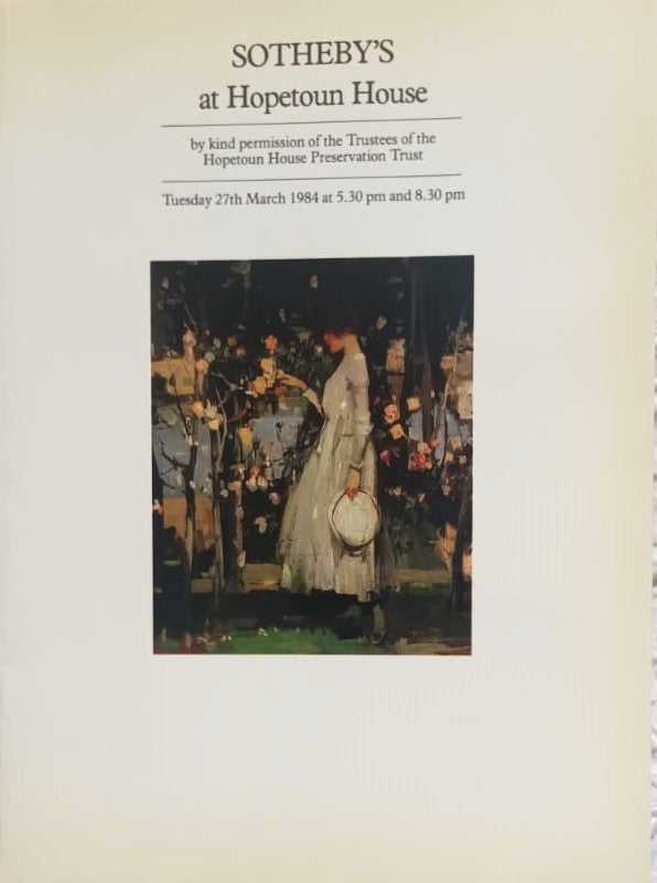 Sotheby's at Hopetoun House ~ 27. 03. 1984