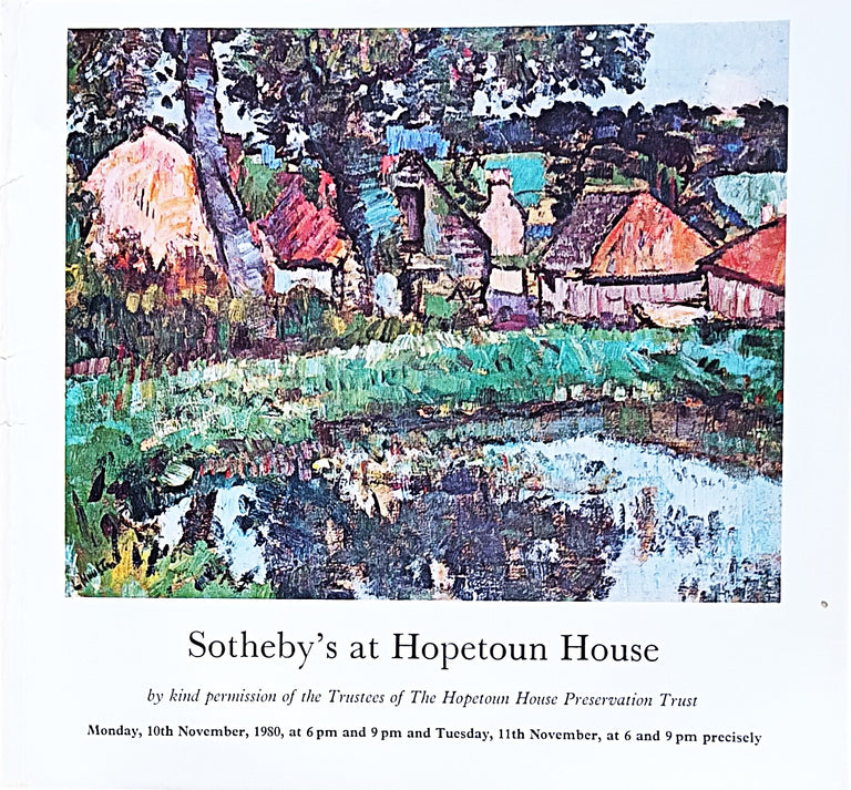 Sotheby's at Hopetoun House ~ 10. & 11. 11. 1980
