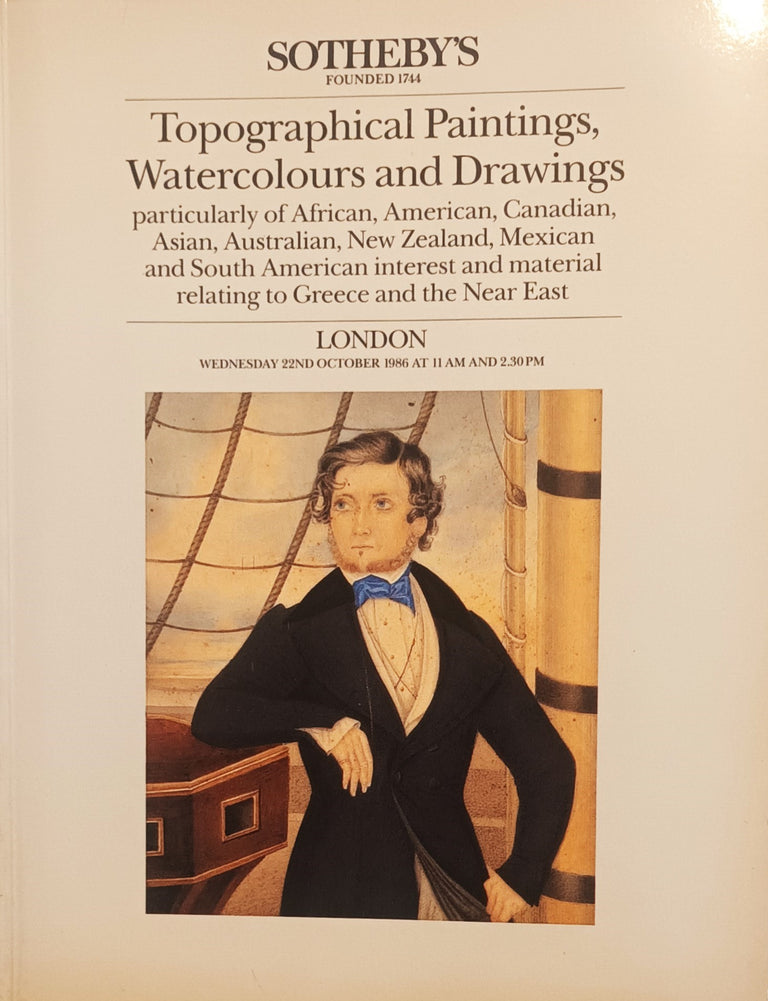 Topographical Paintings, Watercolours and Drawings ~ London ~ 22. 10. 1986