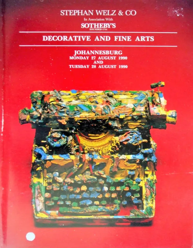 Stephan Weltz / Sotheby's ~ Fine Arts ~ Johannesburg ~ 28.08.1990