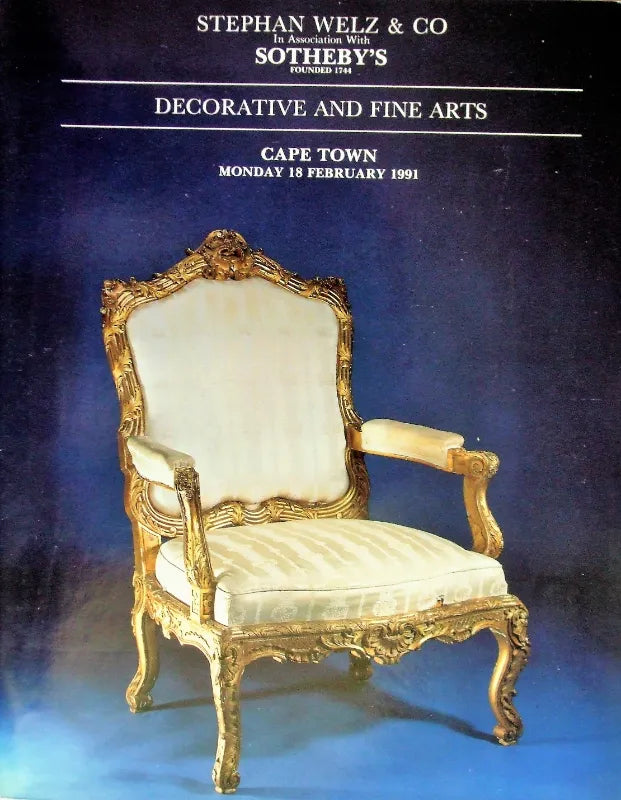 Stephan Weltz / Sotheby's ~ Fine Arts ~ Cape Town ~ 18. 02. 1991