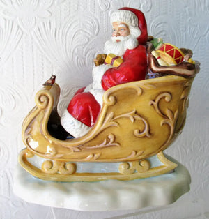 Royal Doulton Porcelain Figurine ~ "Santa's Sleigh" ~ HN 5689