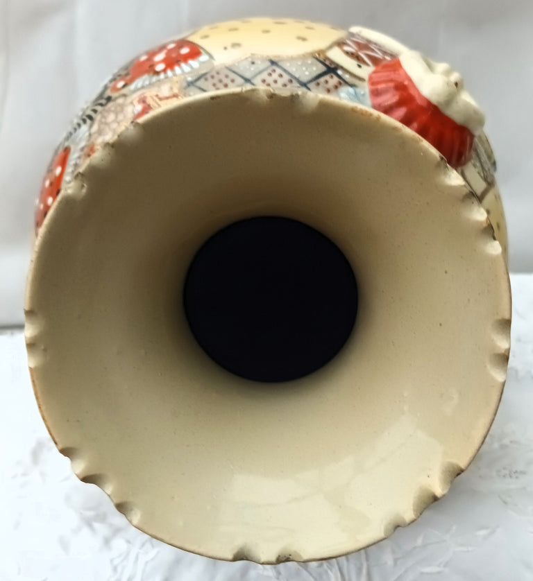 Satsuma Samurai Vase 1f