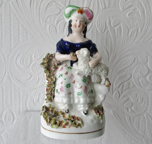 Seated Girl With Lamb
