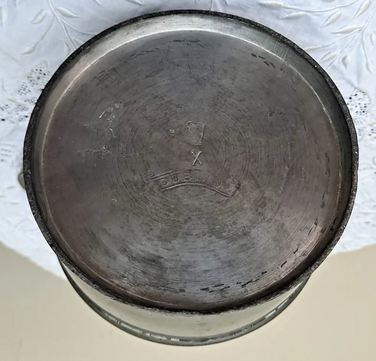 Set of 4 Antique Victorian Irish Pewter 