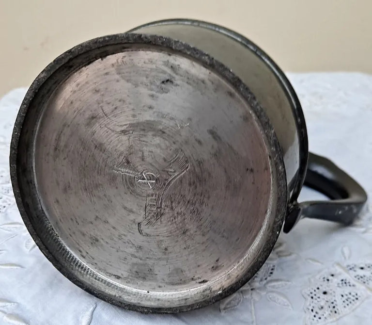 Set of 4 Antique Victorian Irish Pewter 