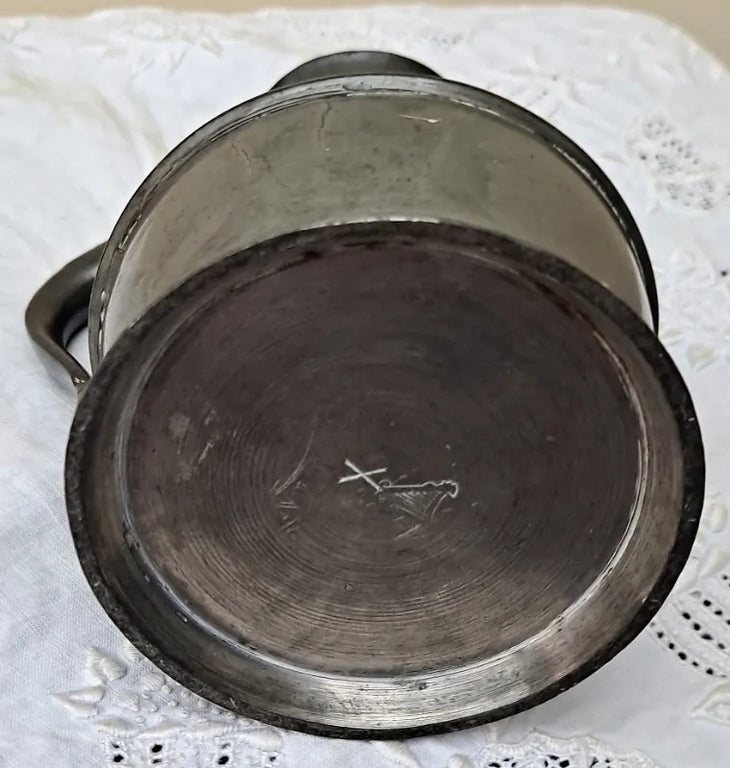 Set of 4 Antique Victorian Irish Pewter 