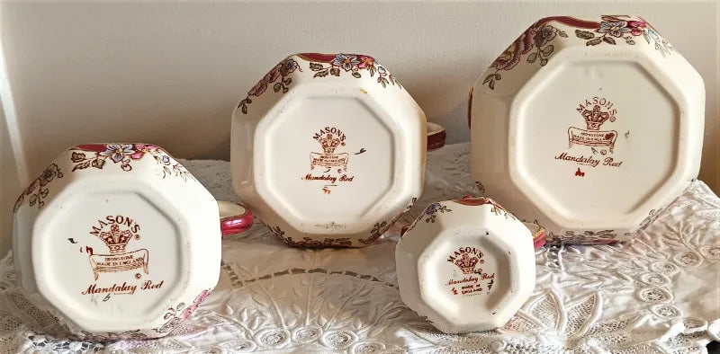 Set of 4 Mason's 