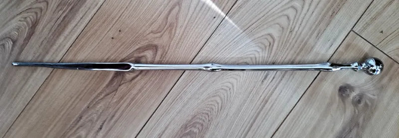 Set of Three Antique English Victorian Steel Fire Irons