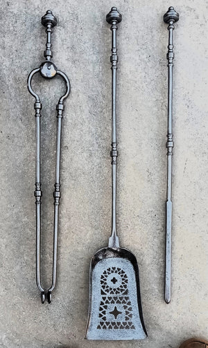 Set of Steel Fireirons 2a