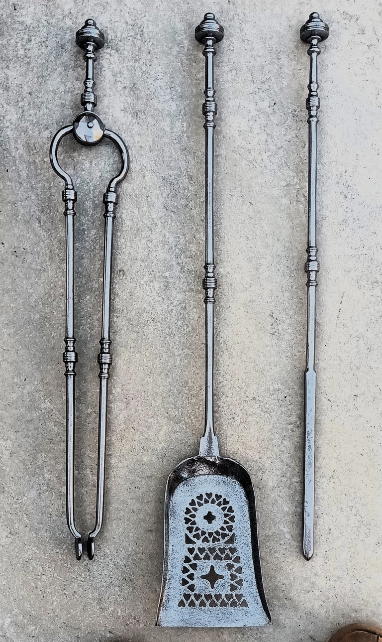 Set of Steel Fireirons 2a