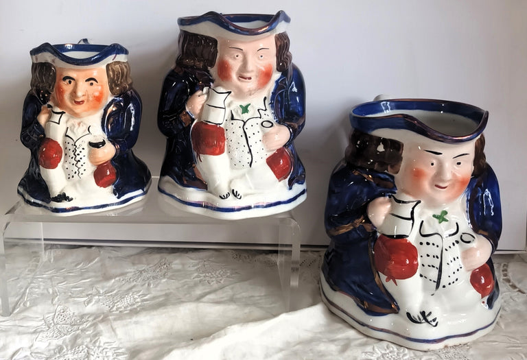 Set of three Toby Jugs 1b