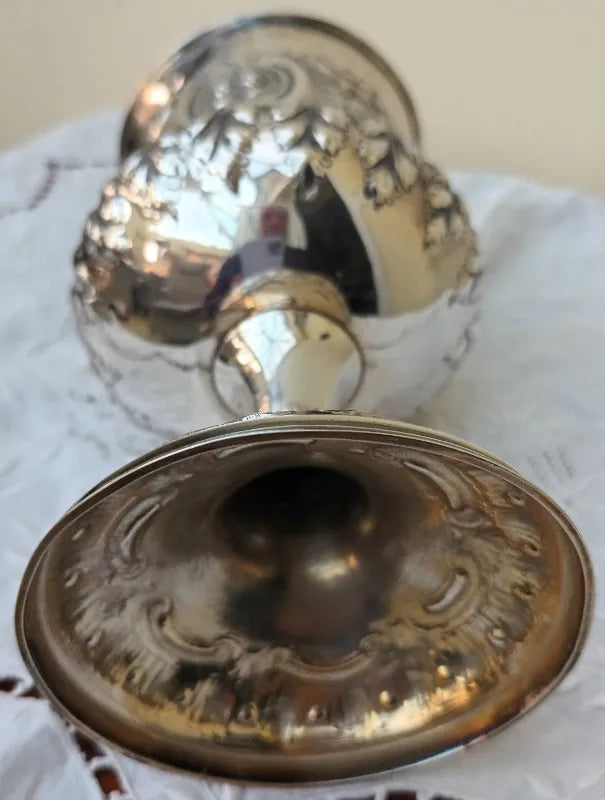 Antique English Victorian Silver Chalice / Goblet ~ Sheffield 1888