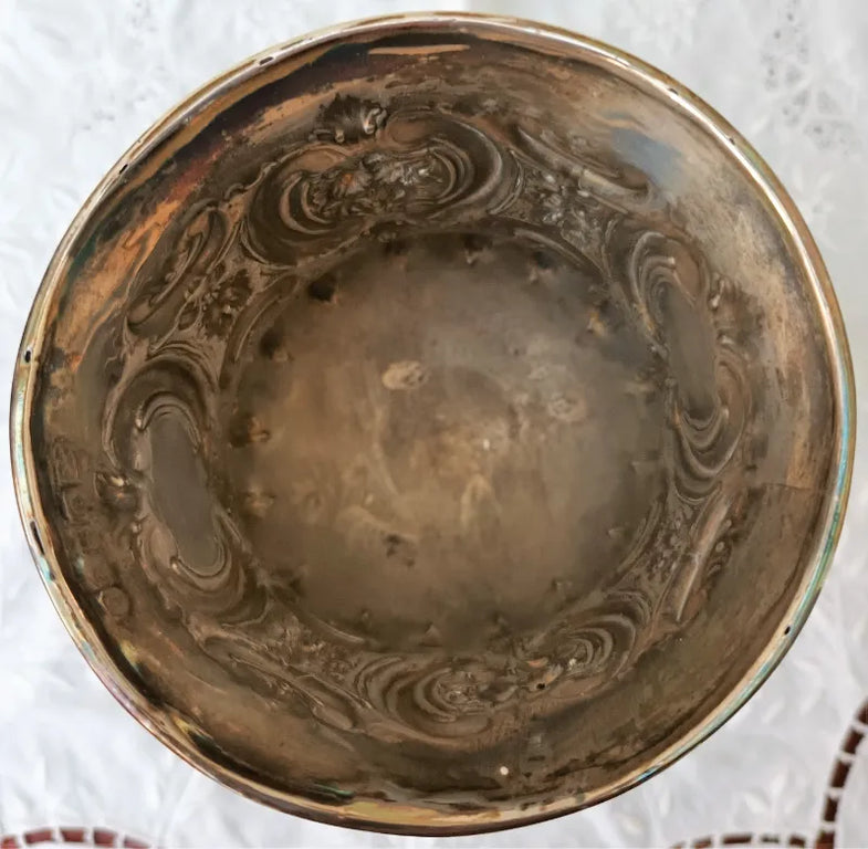 Antique English Victorian Silver Chalice / Goblet ~ Sheffield 1888