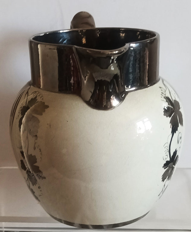 Antique Victorian Silver Lustre Jug