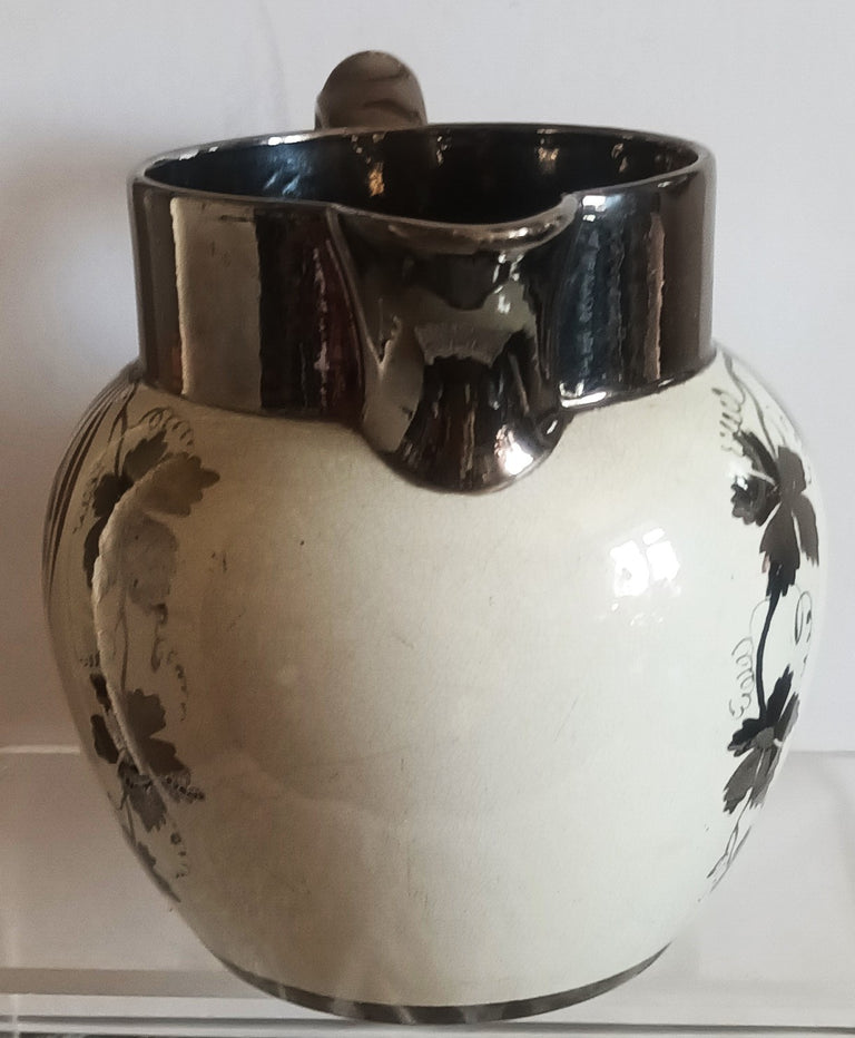 Antique Victorian Silver Lustre Jug
