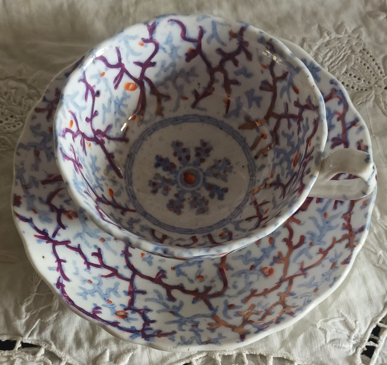 Antique Victorian Gaudy Welsh 