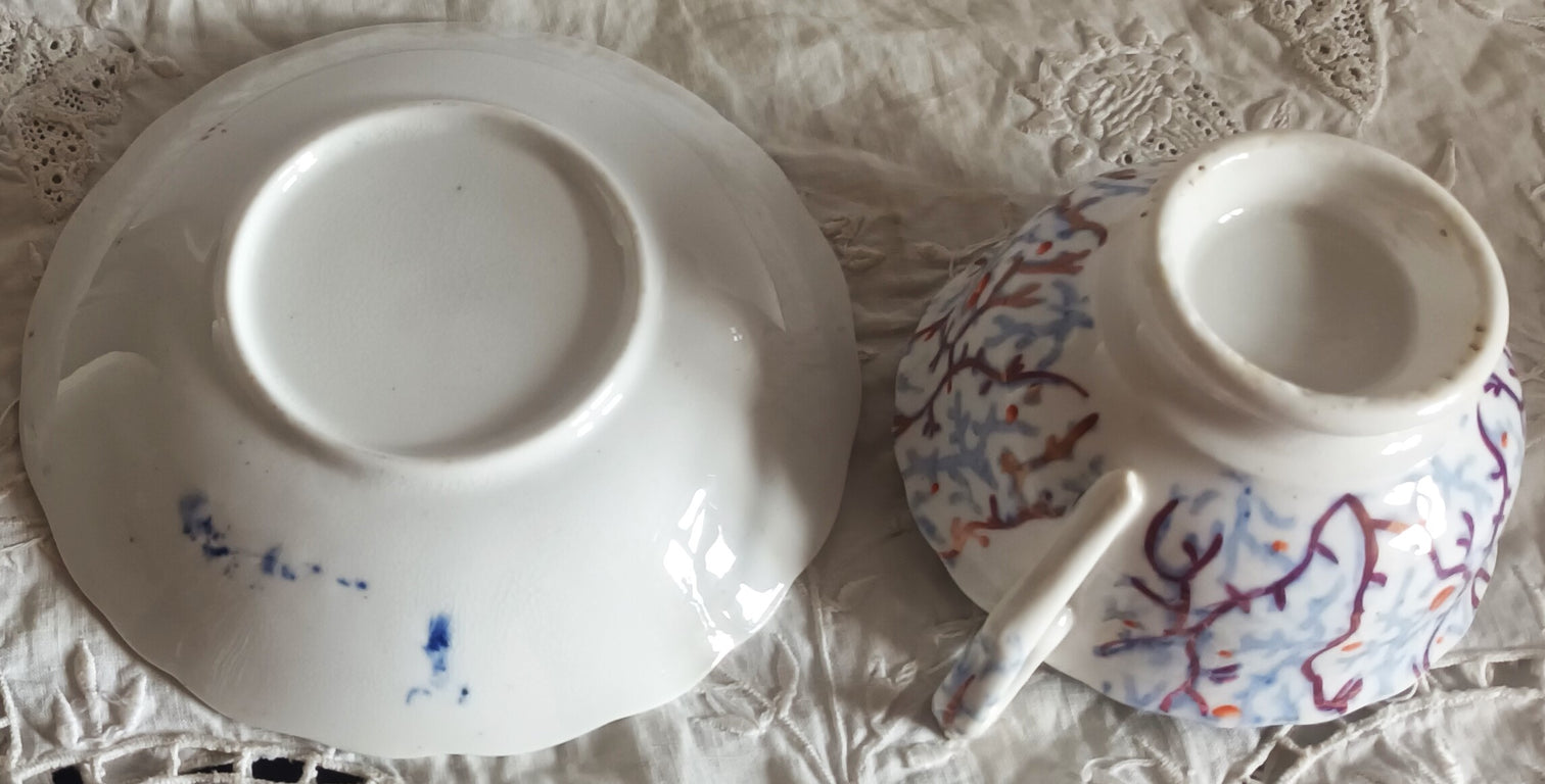 Snowflake Tea Cup and Saucer 1d