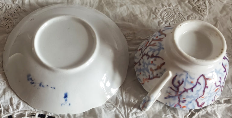 Snowflake Tea Cup and Saucer 1d