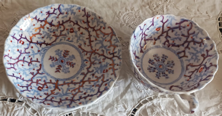Antique Victorian Gaudy Welsh 