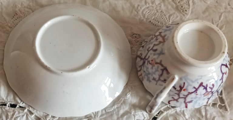 Snowflake Tea Cup and Saucer 2d