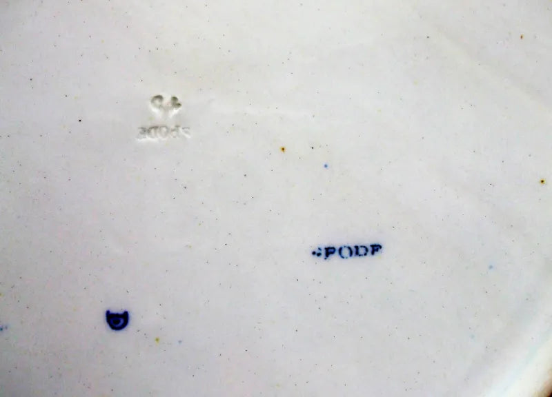 Antique Georgian Blue & White Transfer 