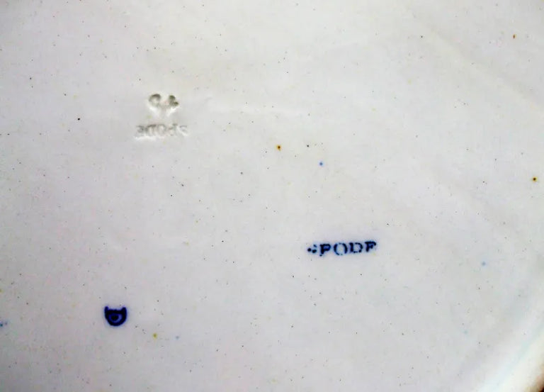 Antique Georgian Blue & White Transfer 