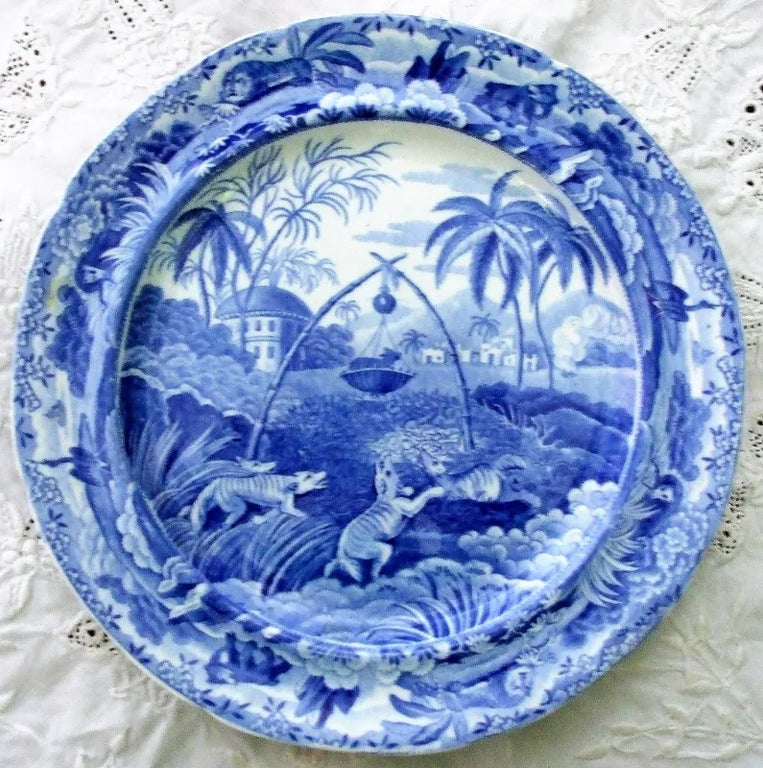 Georgian Blue & White 