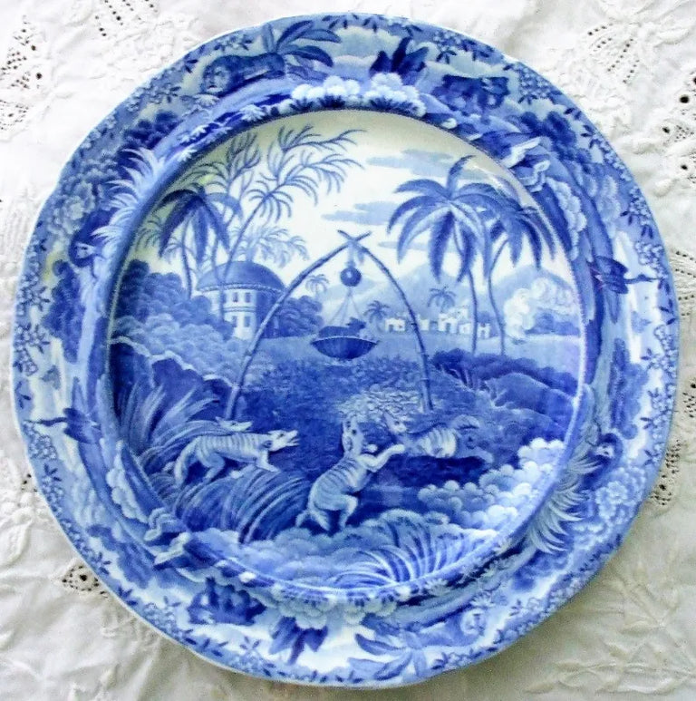 Georgian Blue & White 