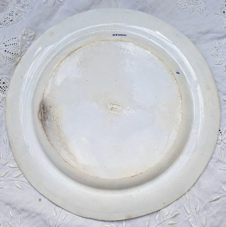 Antique Georgian Blue & White Transfer 