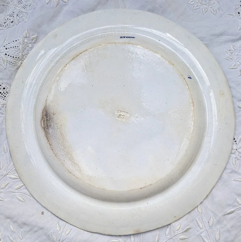 Antique Georgian Blue & White Transfer 