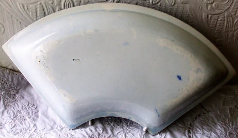 Antique Georgian Blue & White Transfer 