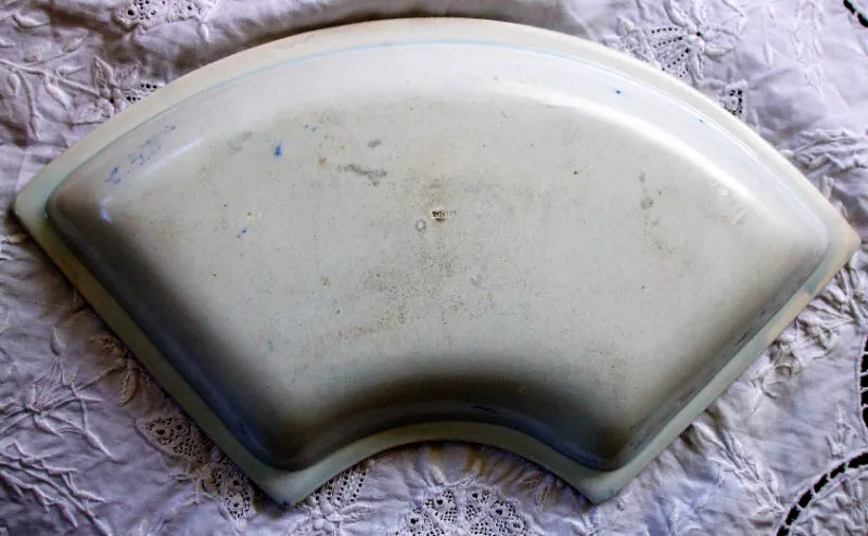 Antique Georgian Blue & White Transfer 